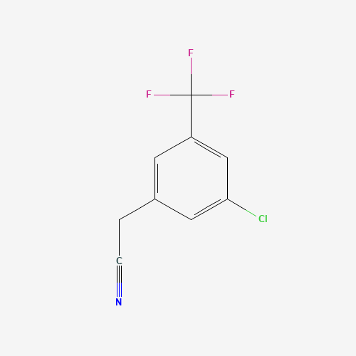 2-[3-chloro-5-(trifluoromethyl)phenyl]acetonitrile (CAS: 886496-95-3) - Related Chemical Product