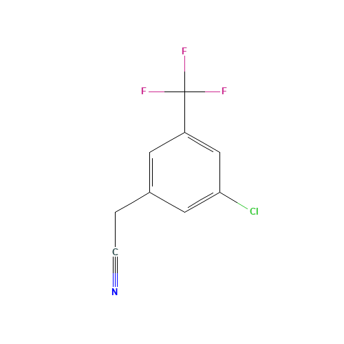 2-[3-chloro-5-(trifluoromethyl)phenyl]acetonitrile (CAS: 886496-95-3) - Related Chemical Product