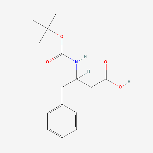 3-[(2-methylpropan-2-yl)oxycarbonylamino]-4-phenylbutanoic acid (CAS: 120378-17-8) - Related Chemical Product