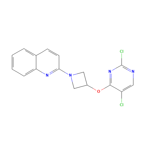 2-[3-(2,5-dichloropyrimidin-4-yl)oxyazetidin-1-yl]quinoline (CAS: 1350607-60-1) - Related Chemical Product