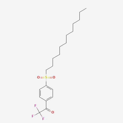 1-(4-dodecylsulfonylphenyl)-2,2,2-trifluoroethanone (CAS: 129476-48-8) - Related Chemical Product