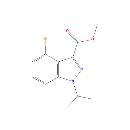 methyl 4-bromo-1-propan-2-ylindazole-3-carboxylate (CAS: 1350760-37-0) - Related Chemical Product