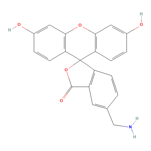 6-(aminomethyl)-3',6'-dihydroxyspiro[2-benzofuran-3,9'-xanthene]-1-one (CAS: 138588-53-1) - Related Chemical Product