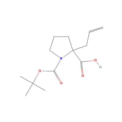 1-[(2-methylpropan-2-yl)oxycarbonyl]-2-prop-2-enylpyrrolidine-2-carboxylic acid (CAS: 315234-49-2) - Related Chemical Product