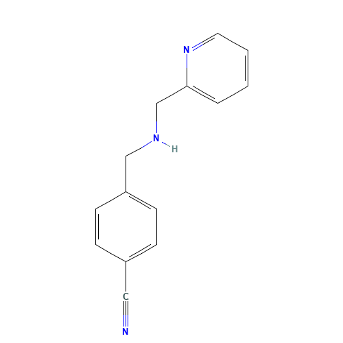 4-[(pyridin-2-ylmethylamino)methyl]benzonitrile (CAS: 1021123-09-0) - Related Chemical Product