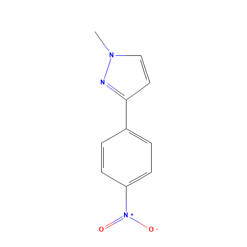 1-methyl-3-(4-nitrophenyl)pyrazole (CAS: 73387-59-4) - Related Chemical Product