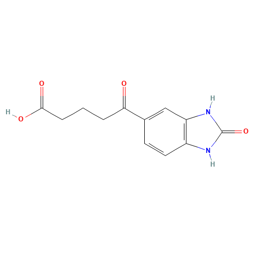 5-oxo-5-(2-oxo-1,3-dihydrobenzimidazol-5-yl)pentanoic acid (CAS: 36896-35-2) - Related Chemical Product