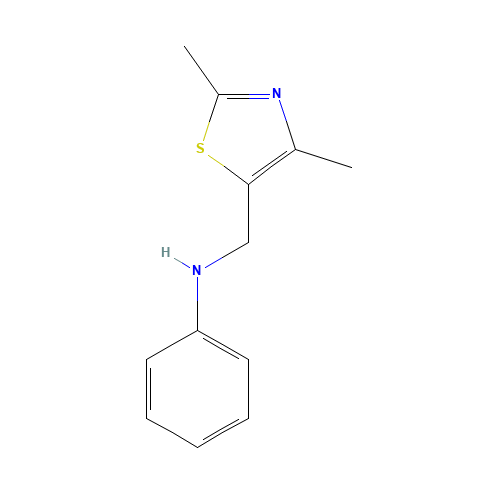 N-[(2,4-dimethyl-1,3-thiazol-5-yl)methyl]aniline (CAS: 931400-07-6) - Related Chemical Product