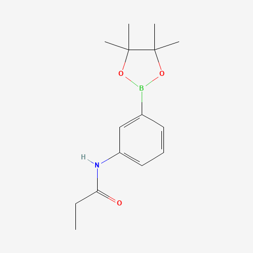 N-[3-(4,4,5,5-tetramethyl-1,3,2-dioxaborolan-2-yl)phenyl]propanamide (CAS: 1315571-00-6) - Related Chemical Product