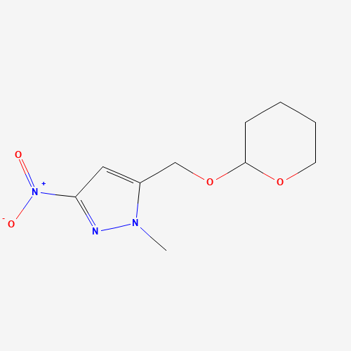 1-methyl-3-nitro-5-(oxan-2-yloxymethyl)pyrazole (CAS: 1453213-10-9) - Related Chemical Product