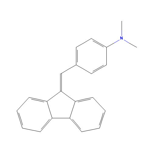4-(fluoren-9-ylidenemethyl)-N,N-dimethylaniline (CAS: 2871-86-5) - Related Chemical Product
