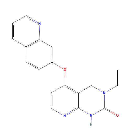 3-ethyl-5-quinolin-7-yloxy-1,4-dihydropyrido[2,3-d]pyrimidin-2-one (CAS: 1265636-20-1) - Related Chemical Product