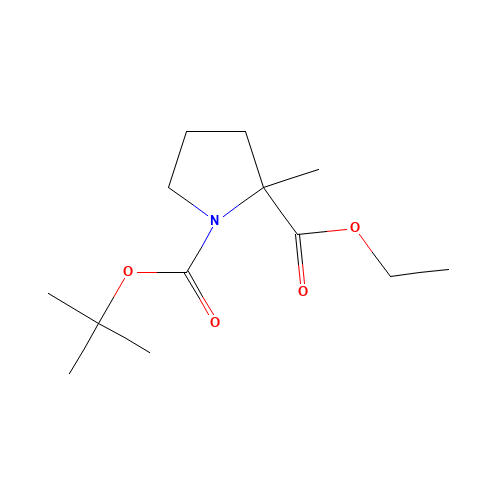 1-O-tert-butyl 2-O-ethyl 2-methylpyrrolidine-1,2-dicarboxylate (CAS: 1358782-35-0) - Related Chemical Product