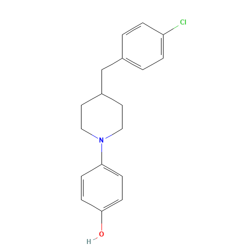 4-[4-[(4-chlorophenyl)methyl]piperidin-1-yl]phenol (CAS: 851702-86-8) - Related Chemical Product