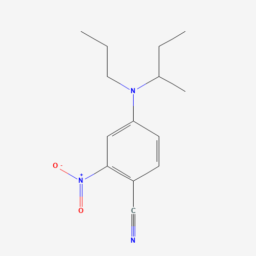 4-[butan-2-yl(propyl)amino]-2-nitrobenzonitrile (CAS: 821776-56-1) - Related Chemical Product