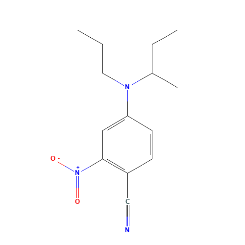 4-[butan-2-yl(propyl)amino]-2-nitrobenzonitrile (CAS: 821776-56-1) - Related Chemical Product