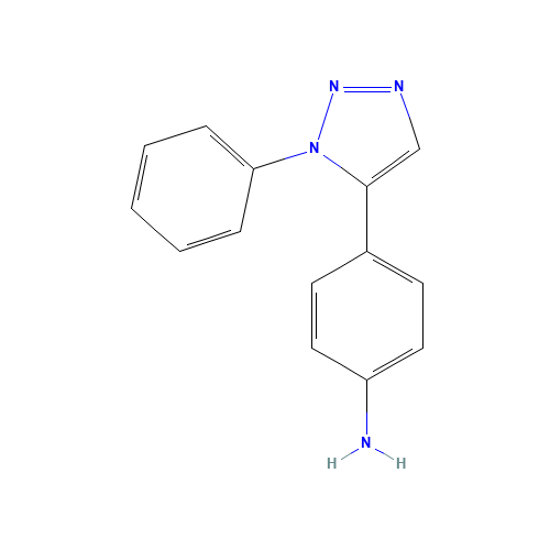 4-(3-phenyltriazol-4-yl)aniline (CAS: 1232431-71-8) - Related Chemical Product