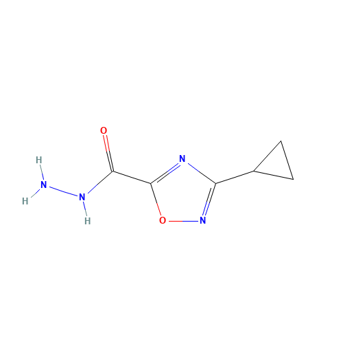 3-cyclopropyl-1,2,4-oxadiazole-5-carbohydrazide (CAS: 215868-63-6) - Related Chemical Product