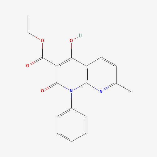 ethyl 4-hydroxy-7-methyl-2-oxo-1-phenyl-1,8-naphthyridine-3-carboxylate (CAS: 1253791-02-4) - Related Chemical Product