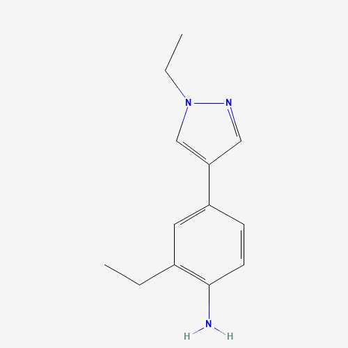 2-ethyl-4-(1-ethylpyrazol-4-yl)aniline (CAS: 1449516-28-2) - Related Chemical Product