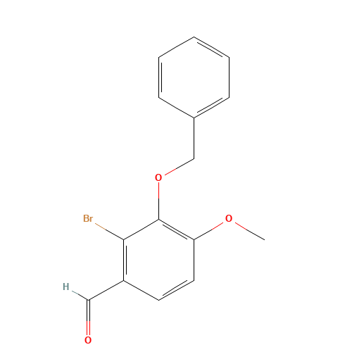 2-bromo-4-methoxy-3-phenylmethoxybenzaldehyde (CAS: 38849-38-6) - Related Chemical Product