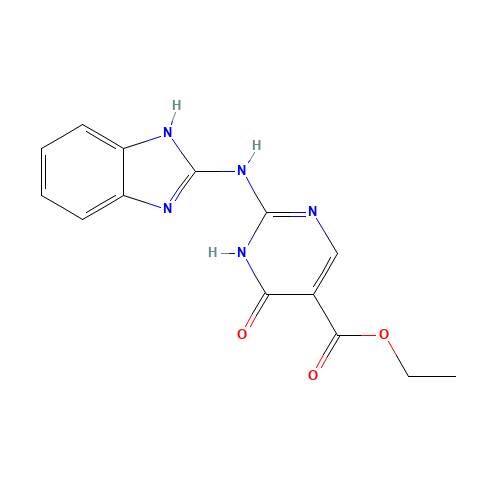 ethyl 2-(1H-benzimidazol-2-ylamino)-6-oxo-1H-pyrimidine-5-carboxylate (CAS: 195251-35-5) - Related Chemical Product