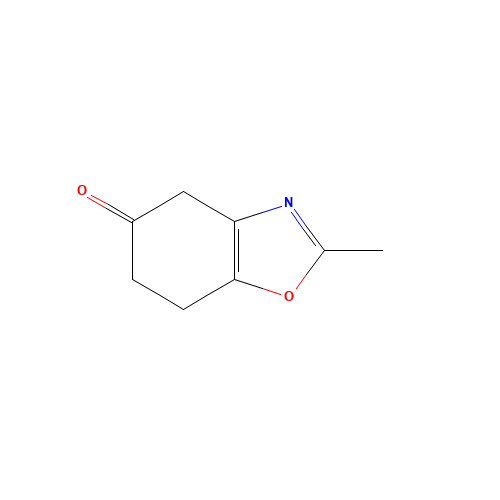 2-methyl-6,7-dihydro-4H-1,3-benzoxazol-5-one (CAS: 1196147-31-5) - Chemical Structure and Molecular Formula 