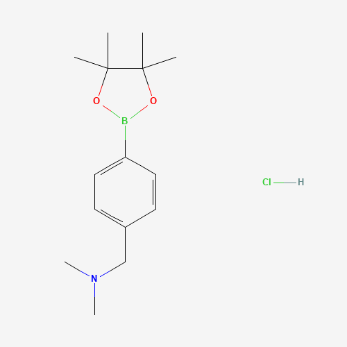 N,N-dimethyl-1-[4-(4,4,5,5-tetramethyl-1,3,2-dioxaborolan-2-yl)phenyl]methanamine;hydrochloride (CAS: 1073371-85-3) - Related Chemical Product