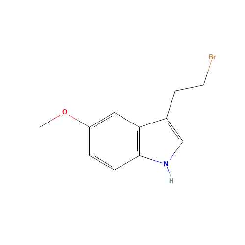 3-(2-bromoethyl)-5-methoxy-1H-indole (CAS: 18334-96-8) - Related Chemical Product