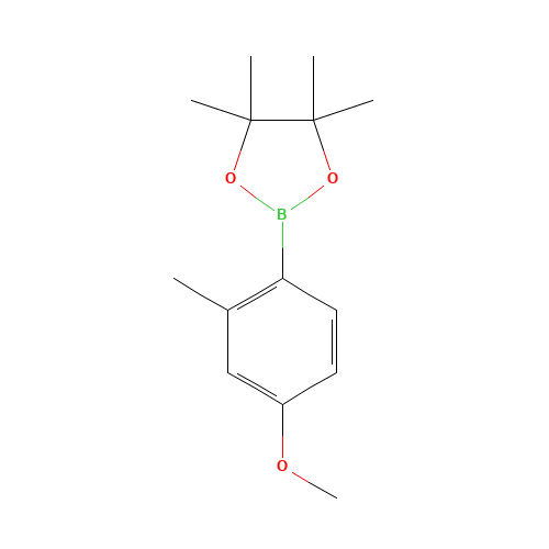 2-(4-methoxy-2-methylphenyl)-4,4,5,5-tetramethyl-1,3,2-dioxaborolane (CAS: 214360-68-6) - Related Chemical Product