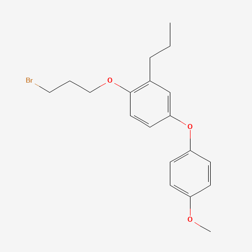 1-(3-bromopropoxy)-4-(4-methoxyphenoxy)-2-propylbenzene (CAS: 717901-16-1) - Related Chemical Product