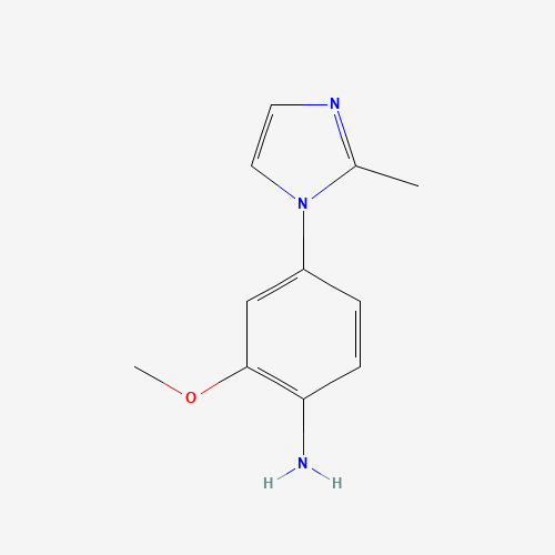2-methoxy-4-(2-methylimidazol-1-yl)aniline (CAS: 218301-72-5) - Related Chemical Product