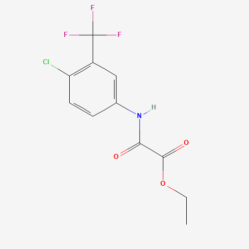 ethyl 2-[4-chloro-3-(trifluoromethyl)anilino]-2-oxoacetate (CAS: 17738-62-4) - Related Chemical Product