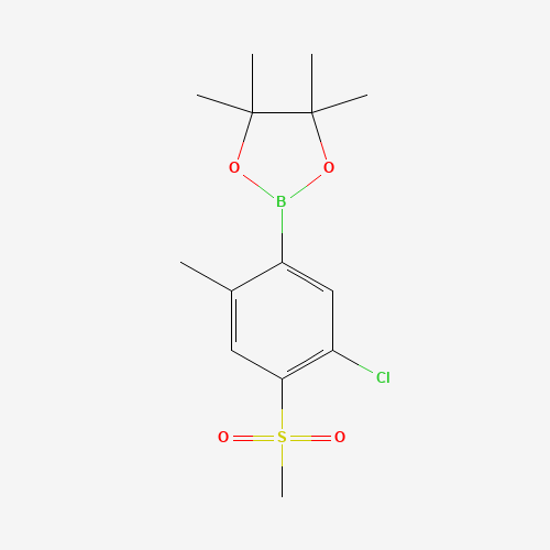 2-(5-chloro-2-methyl-4-methylsulfonylphenyl)-4,4,5,5-tetramethyl-1,3,2-dioxaborolane (CAS: 1011460-54-0) - Related Chemical Product