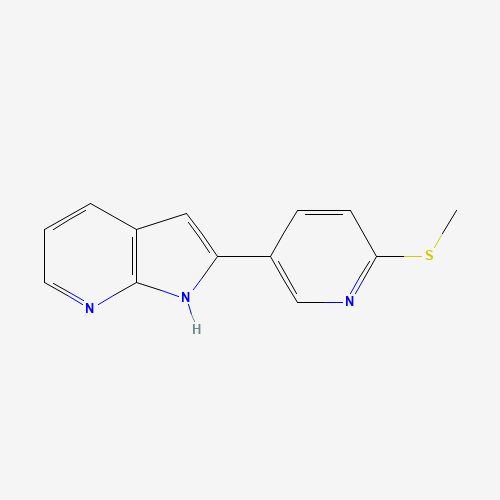 2-(6-methylsulfanylpyridin-3-yl)-1H-pyrrolo[2,3-b]pyridine (CAS: 1346526-14-4) - Related Chemical Product