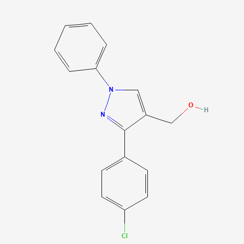 [3-(4-chlorophenyl)-1-phenylpyrazol-4-yl]methanol (CAS: 36640-39-8) - Related Chemical Product