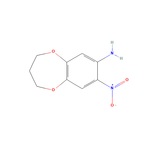 7-nitro-3,4-dihydro-2H-1,5-benzodioxepin-8-amine (CAS: 81864-62-2) - Related Chemical Product