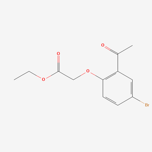 ethyl 2-(2-acetyl-4-bromophenoxy)acetate (CAS: 34849-50-8) - Related Chemical Product