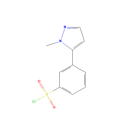 3-(2-methylpyrazol-3-yl)benzenesulfonyl chloride (CAS: 941716-85-4) - Related Chemical Product