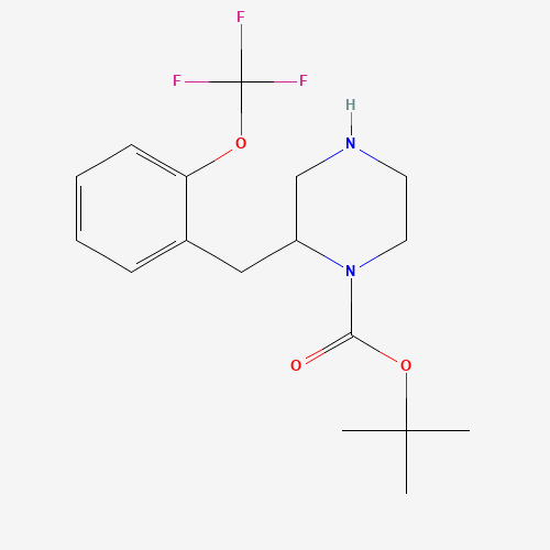 tert-butyl 2-[[2-(trifluoromethoxy)phenyl]methyl]piperazine-1-carboxylate (CAS: 886773-88-2) - Related Chemical Product