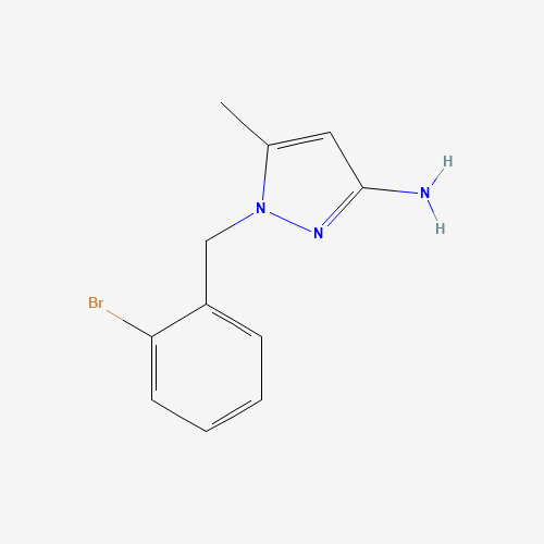 1-[(2-bromophenyl)methyl]-5-methylpyrazol-3-amine (CAS: 1035223-67-6) - Related Chemical Product