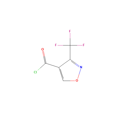 3-(trifluoromethyl)-1,2-oxazole-4-carbonyl chloride (CAS: 1076245-77-6) - Related Chemical Product