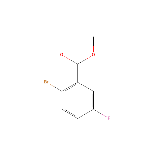 1-bromo-2-(dimethoxymethyl)-4-fluorobenzene (CAS: 933585-18-3) - Related Chemical Product