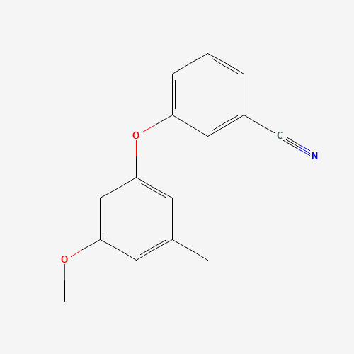 3-(3-methoxy-5-methylphenoxy)benzonitrile (CAS: 920036-13-1) - Chemical Structure and Molecular Formula 