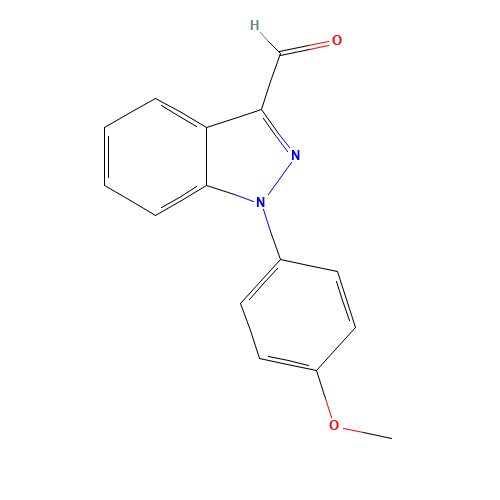 1-(4-methoxyphenyl)indazole-3-carbaldehyde (CAS: 885271-31-8) - Related Chemical Product