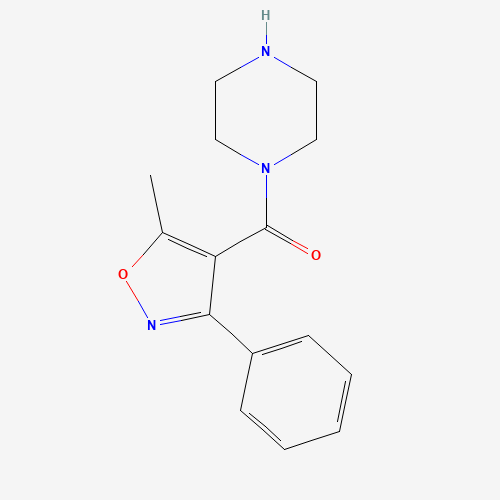 (5-methyl-3-phenyl-1,2-oxazol-4-yl)-piperazin-1-ylmethanone (CAS: 124953-38-4) - Related Chemical Product