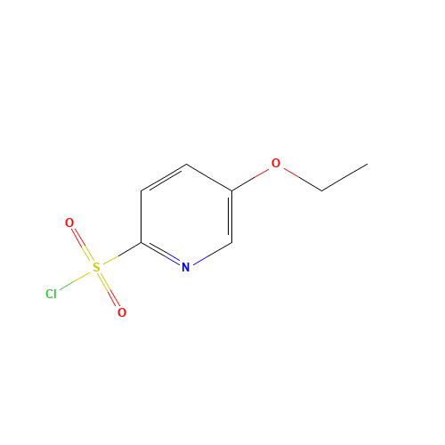 5-ethoxypyridine-2-sulfonyl chloride (CAS: 1432129-26-4) - Chemical Structure and Molecular Formula 