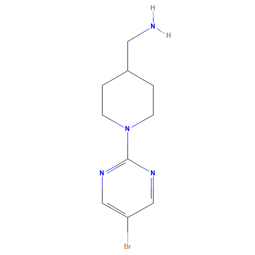 [1-(5-bromopyrimidin-2-yl)piperidin-4-yl]methanamine (CAS: 1093395-79-9) - Related Chemical Product