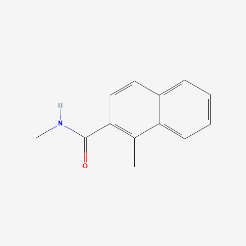 N,1-dimethylnaphthalene-2-carboxamide (CAS: 335033-11-9) - Chemical Structure and Molecular Formula 