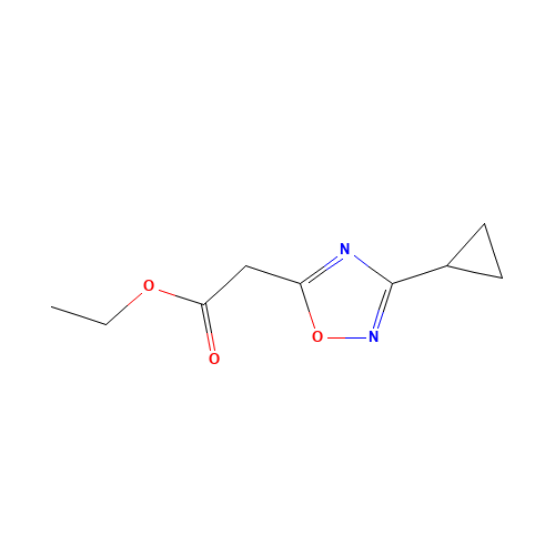 ethyl 2-(3-cyclopropyl-1,2,4-oxadiazol-5-yl)acetate (CAS: 133407-42-8) - Related Chemical Product